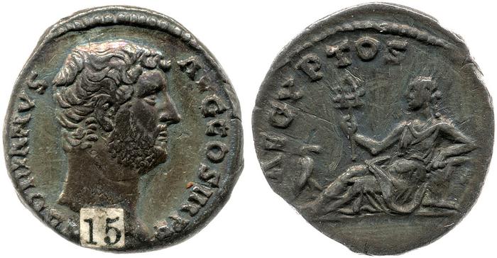 RIC II, Part 3 (second edition) Hadrian 1482, реверс, bm