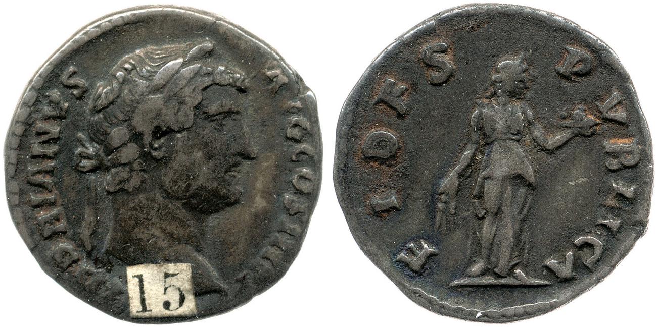 RIC II, Part 3 (second edition) Hadrian 2199, аверс, bm