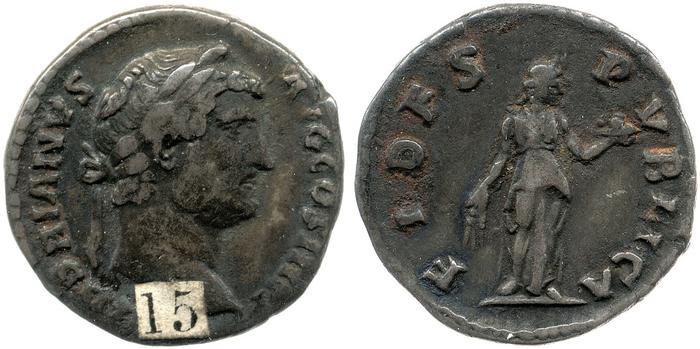 RIC II, Part 3 (second edition) Hadrian 2199, реверс, bm