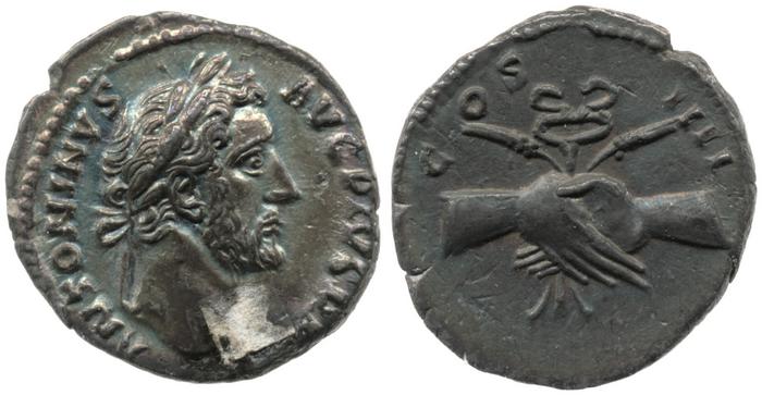 RIC III Antoninus Pius 136, реверс, bm