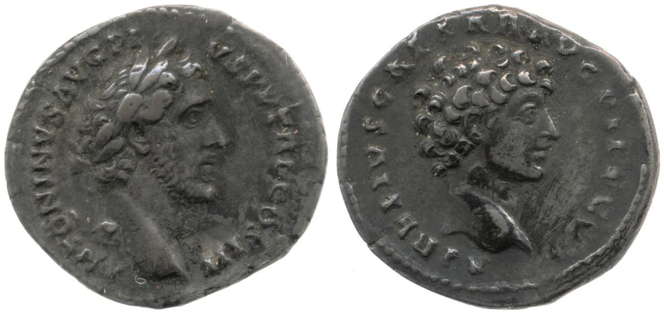 RIC III Antoninus Pius 417A, аверс, bm