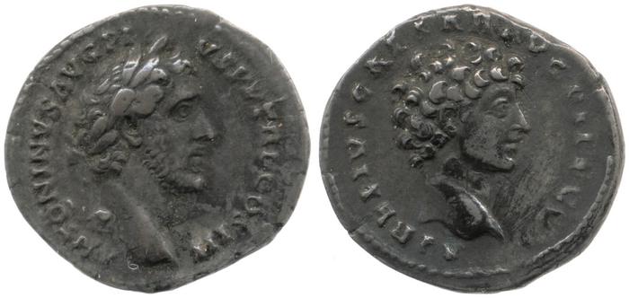 RIC III Antoninus Pius 417A, реверс, bm