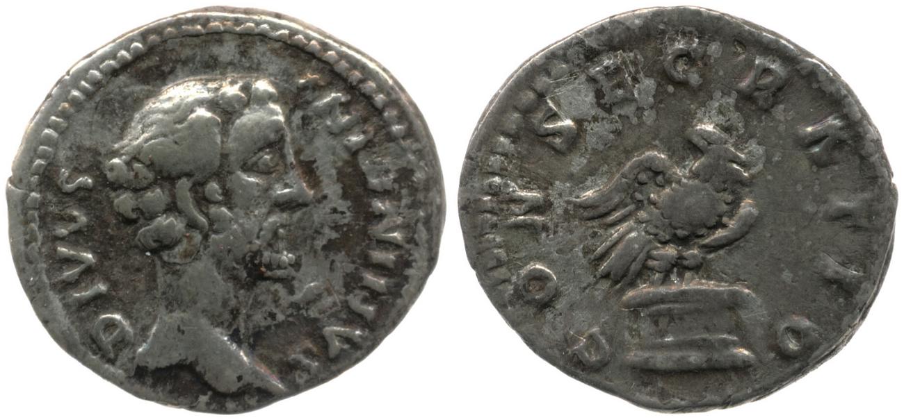 RIC III Marcus Aurelius 430, аверс, bm
