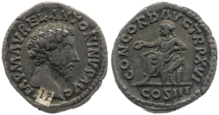 RIC III Marcus Aurelius 35, реверс, bm