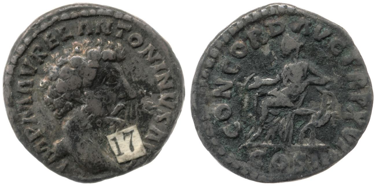 аверс RIC III Marcus Aurelius 35