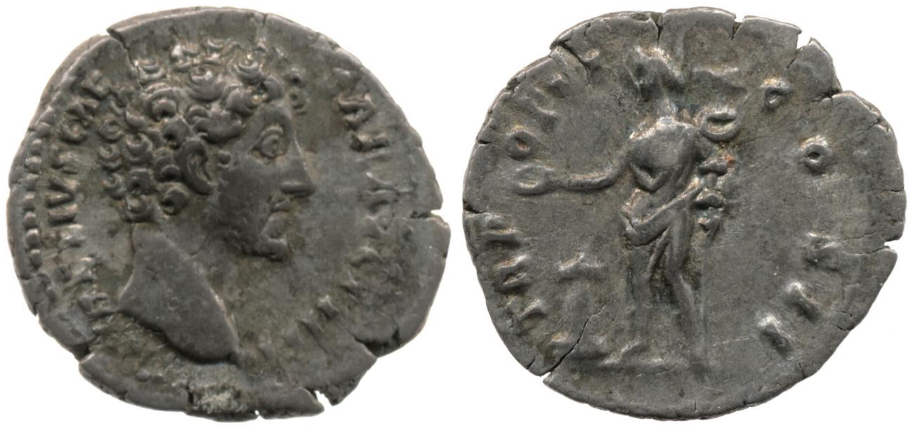 RIC III Antoninus Pius 453A, аверс, bm