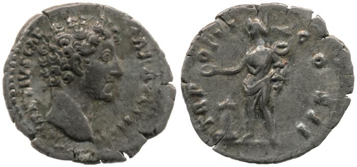 RIC III Antoninus Pius 453A, реверс, bm
