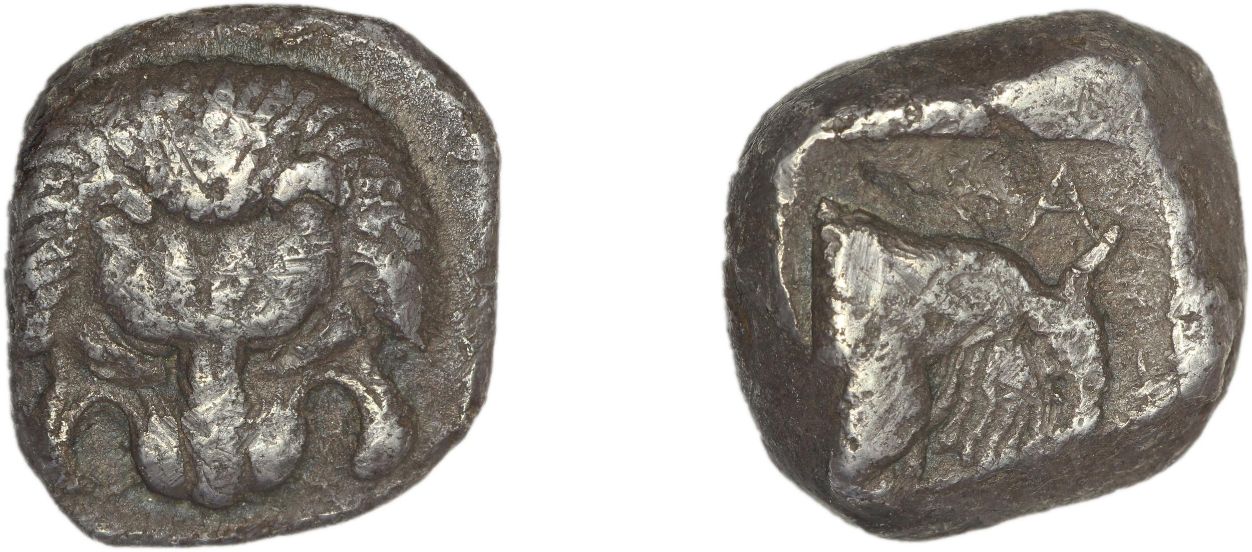 Samos Barron 1966 Class II tetradrachms, аверс, bm