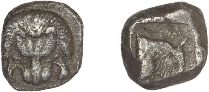 Samos Barron 1966 Class II tetradrachms, реверс, bm