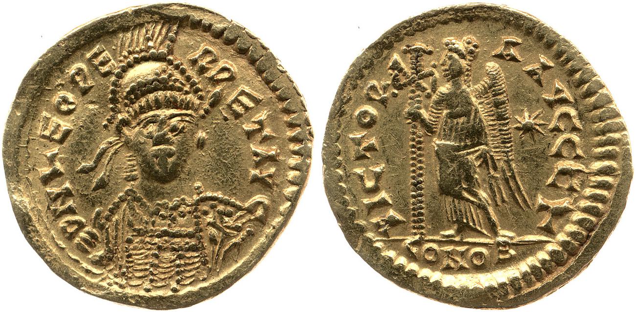 RIC X Leo I (East) 605, аверс, bm