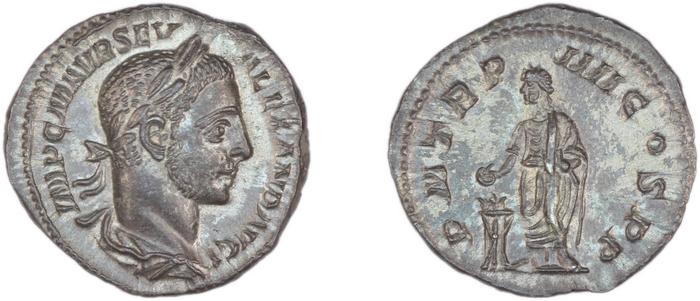реверс RIC IV Severus Alexander 50