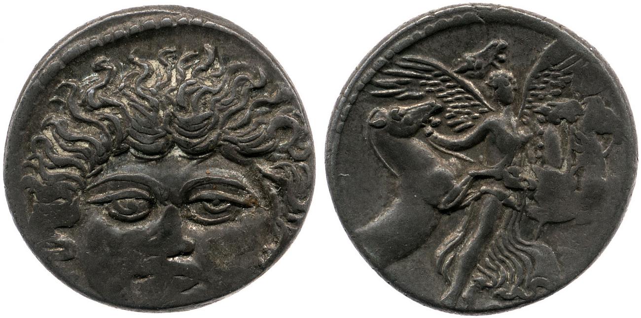 RRC 453/1c, аверс, bm