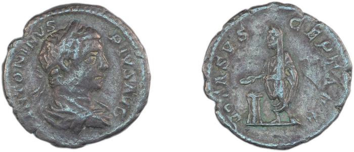 реверс RIC IV Caracalla 180