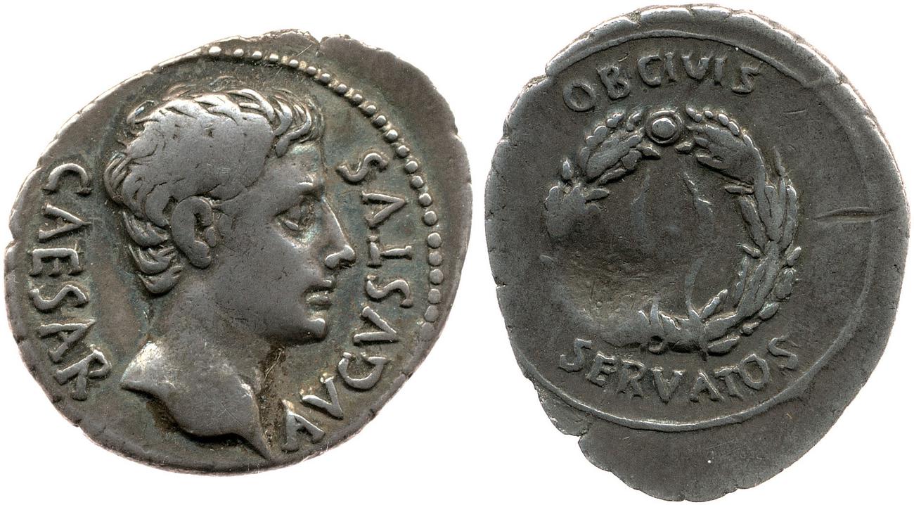 аверс RIC I (second edition) Augustus 40A