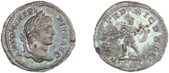 RIC IV Caracalla 100, реверс, bm