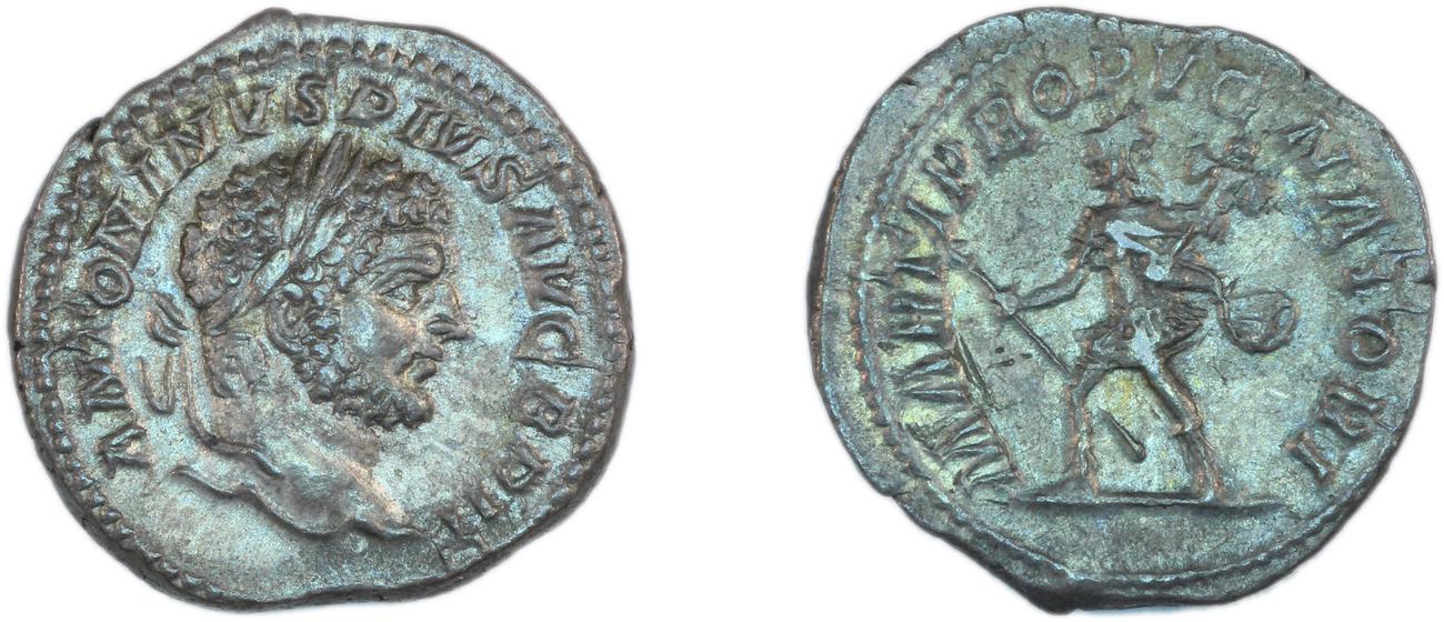 RIC IV Caracalla 223, аверс, bm