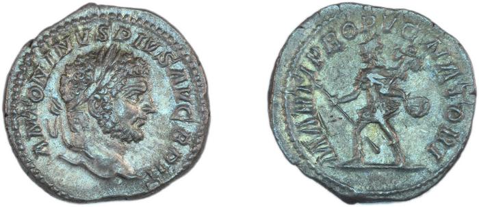 RIC IV Caracalla 223, реверс, bm