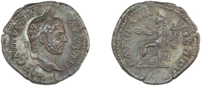 RIC IV Caracalla 183, реверс, bm