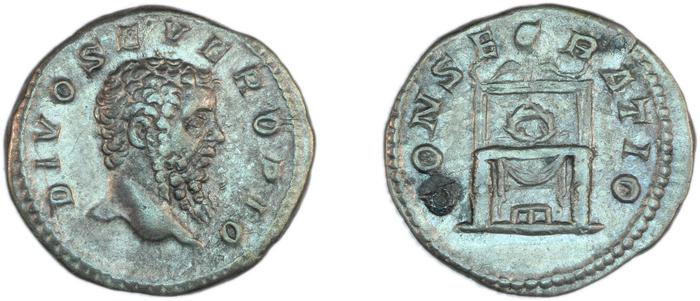 RIC IV Caracalla 191E, реверс, bm