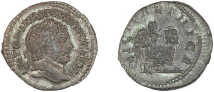 RIC IV Caracalla 314A, реверс, bm