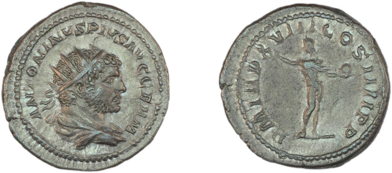 RIC IV Caracalla 264C, аверс, bm