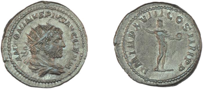 RIC IV Caracalla 264C, реверс, bm