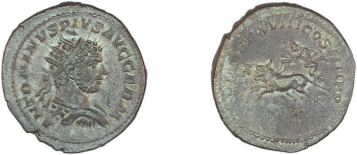 RIC IV Caracalla 256B, реверс, bm