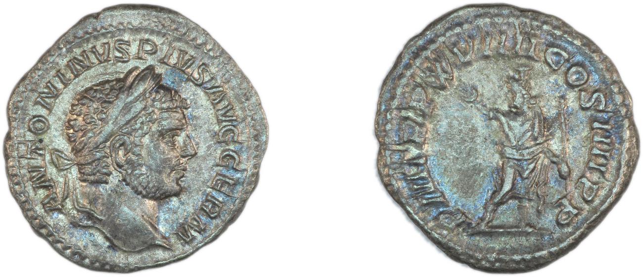 RIC IV Caracalla 280C, аверс, bm