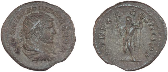 реверс RIC IV Caracalla 285D