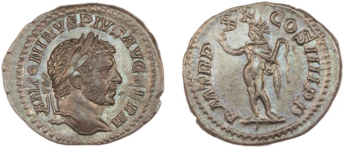 RIC IV Caracalla 293D, реверс, bm