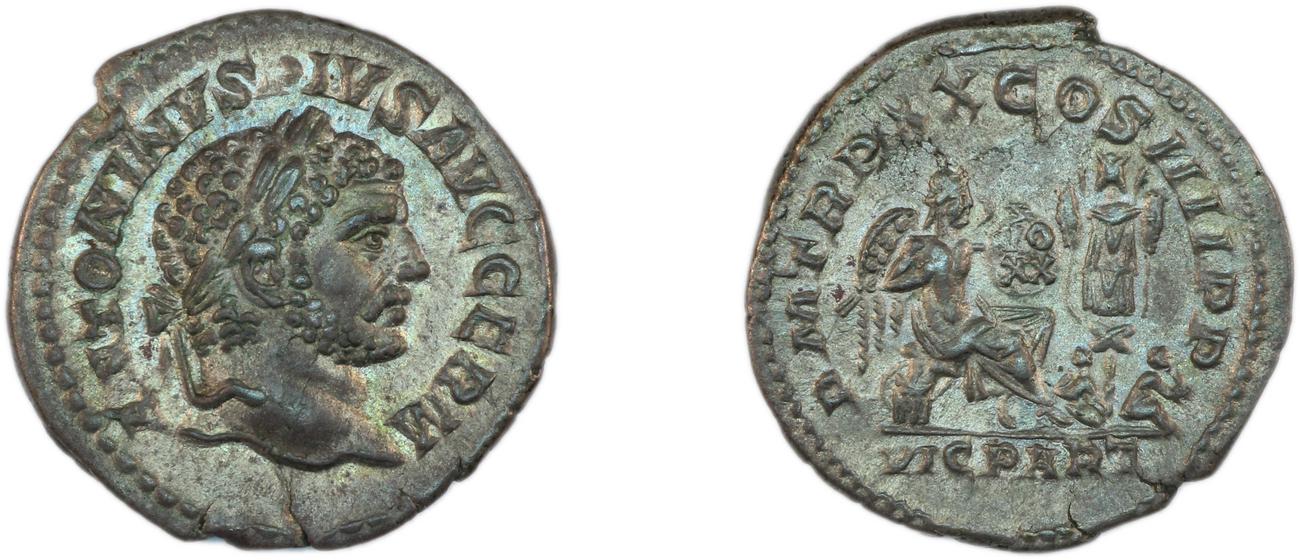 RIC IV Caracalla 297E, аверс, bm