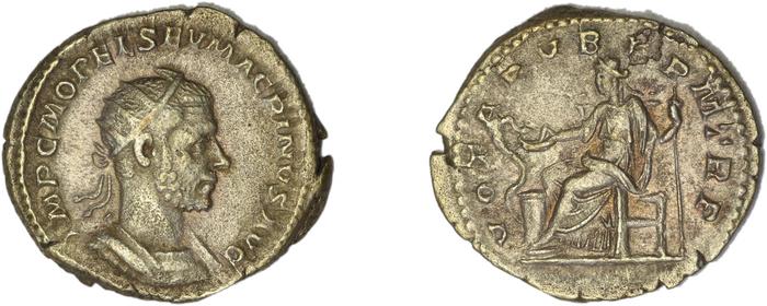 реверс RIC IV Macrinus 11