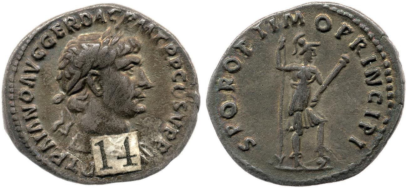 RIC II Trajan 204, аверс, bm