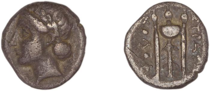 Colophon Kinns 1980 Period II, AR III, реверс, bm