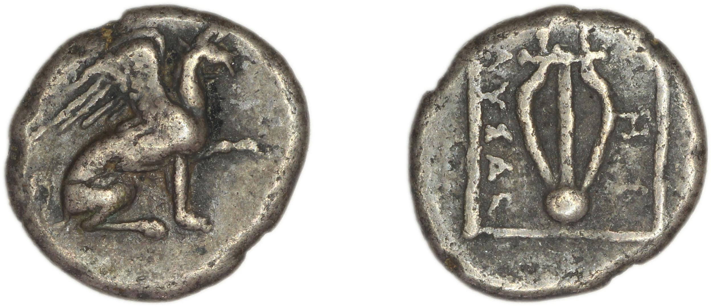 аверс Teos Kinns 1980 Period I.2, AR III