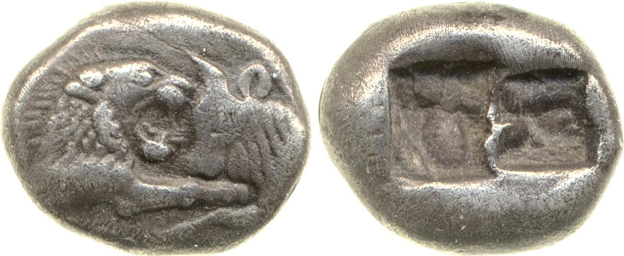 Sardis Carradice 1987 Croeseid A heavy, аверс, bm