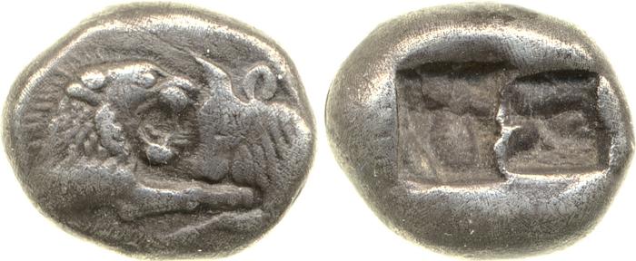 Sardis Carradice 1987 Croeseid A heavy, реверс, bm