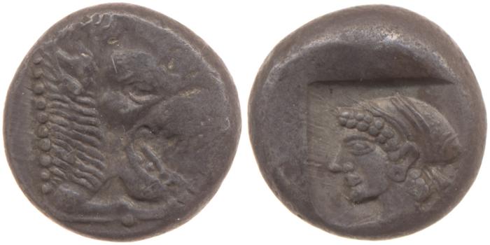 Cnidus Cahn 1970 Series II, реверс, bm