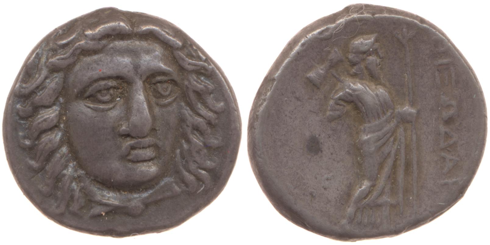 Pixodarus of Caria Halicarnassus Konuk 1998 A1, аверс, bm