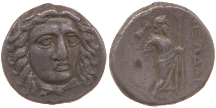 Pixodarus of Caria Halicarnassus Konuk 1998 A1, реверс, bm