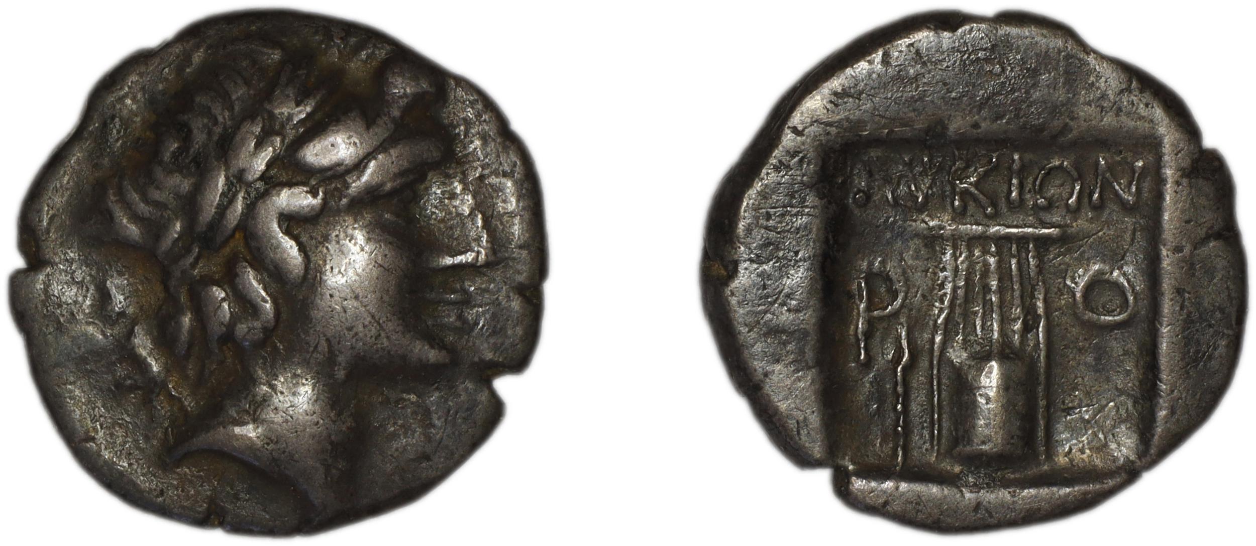 аверс Lycian League Rhodiapolis Troxell 1982 2.40