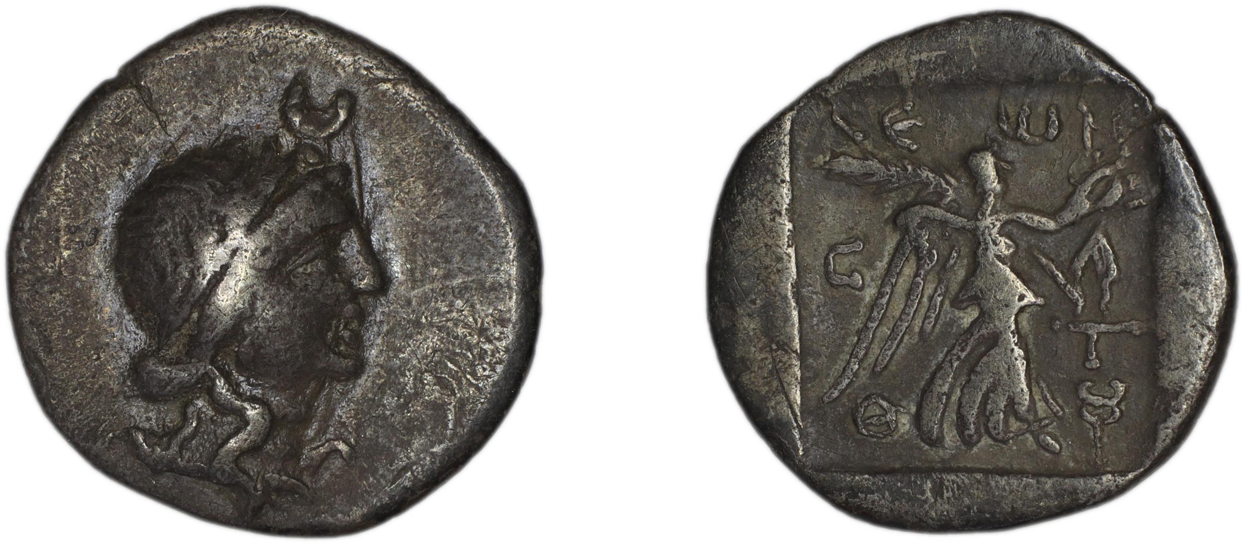 Stratoniceia Meadows 2002 Group 3 drachm, аверс, bm