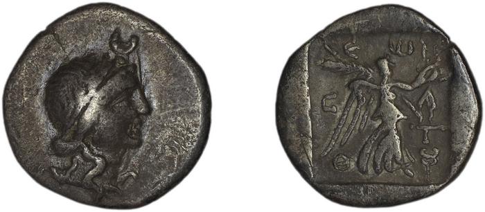 Stratoniceia Meadows 2002 Group 3 drachm, реверс, bm