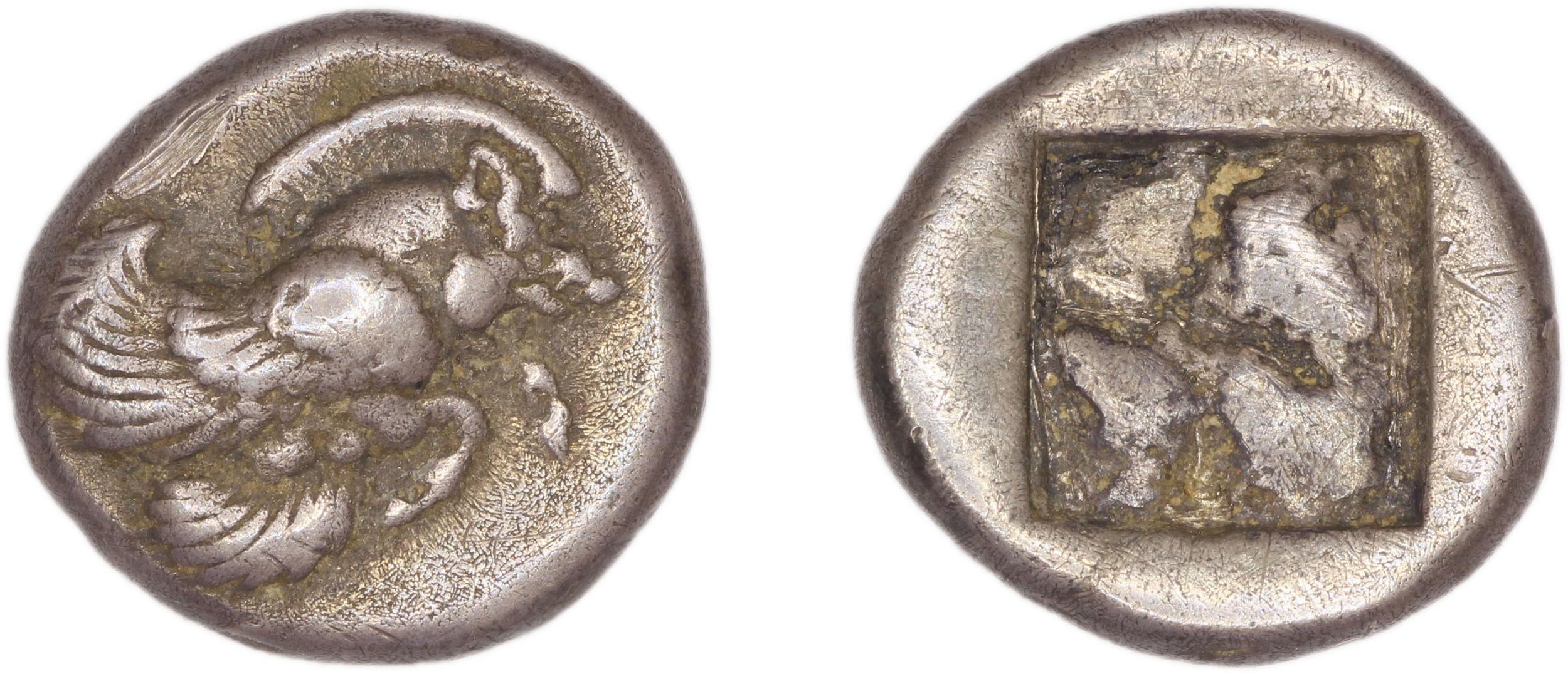 Clazomenae Dengate 1967 IC drachms, аверс, bm