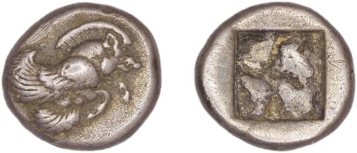 Clazomenae Dengate 1967 IC drachms, реверс, bm