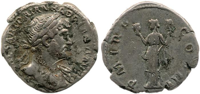RIC II, Part 3 (second edition) Hadrian 215, реверс, bm
