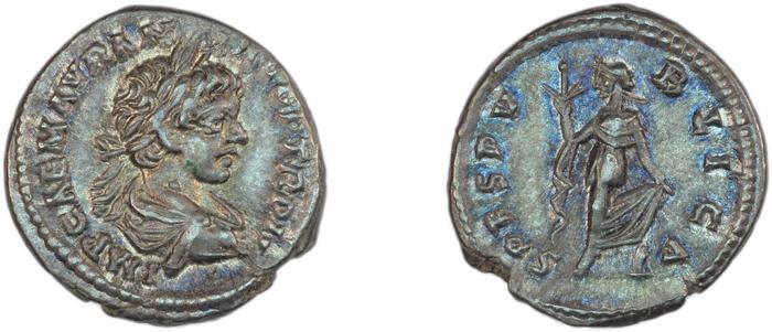 RIC IV Caracalla 341a, реверс, bm