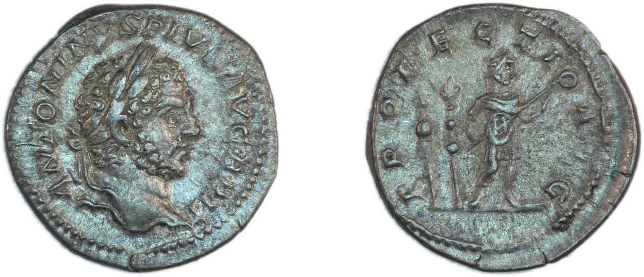 RIC IV Caracalla 225, аверс, bm