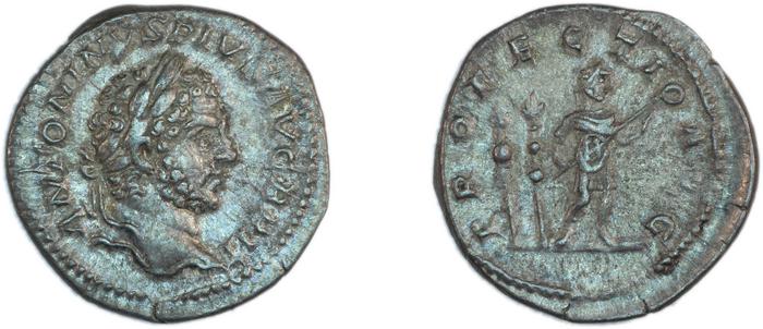 RIC IV Caracalla 225, реверс, bm
