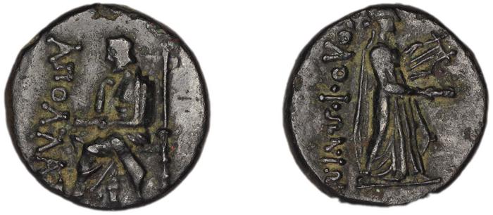 Colophon Kinns 1980 Period IV, AE 24, реверс, bm